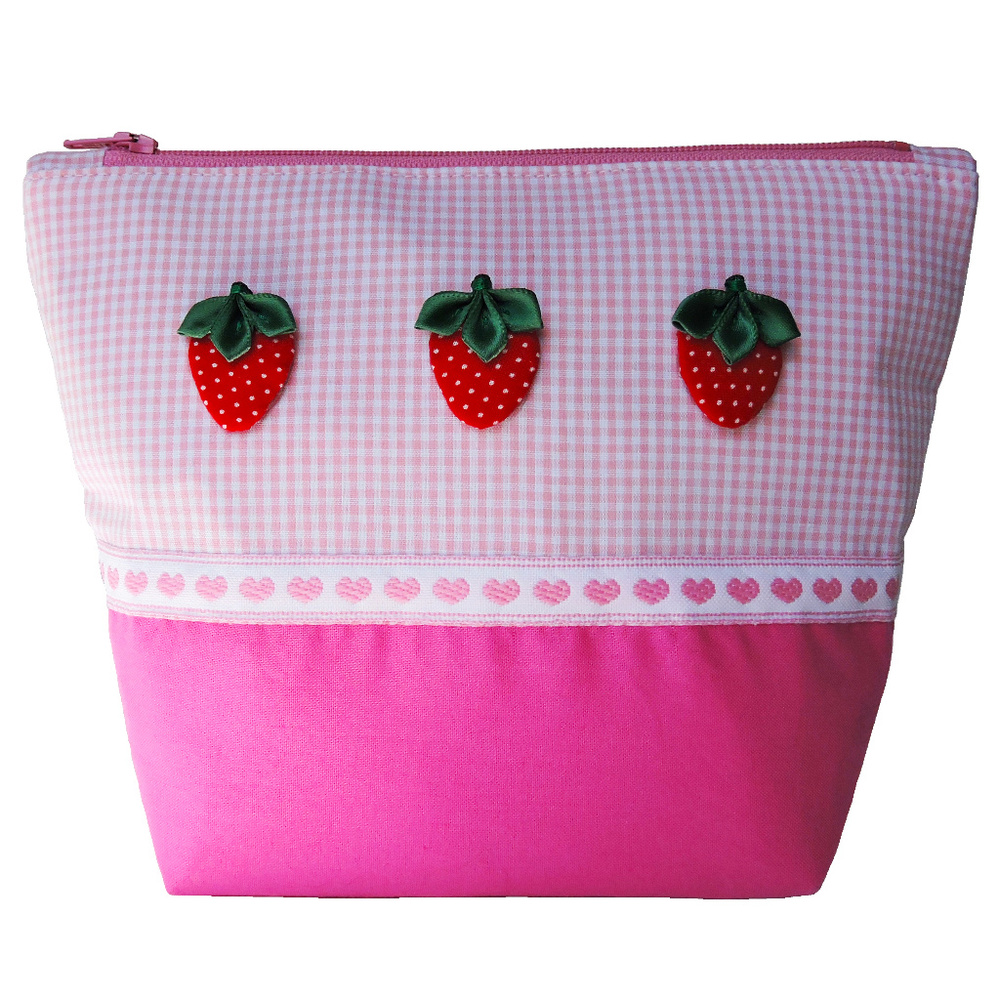 NWT Strawberry Cosmetic Purse